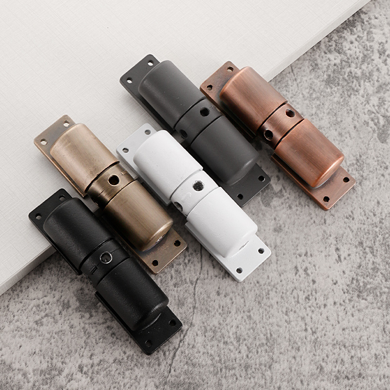 Bedroom wooden door aluminum alloy silent spring door closer, household door buffer adjustable fully automatic door closer details Picture