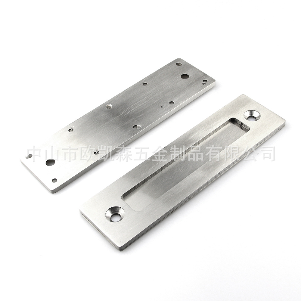 Stainless steel handle for barn door, double-sided interior wooden door, universal American-style bathroom glass door handle Specification drawing
