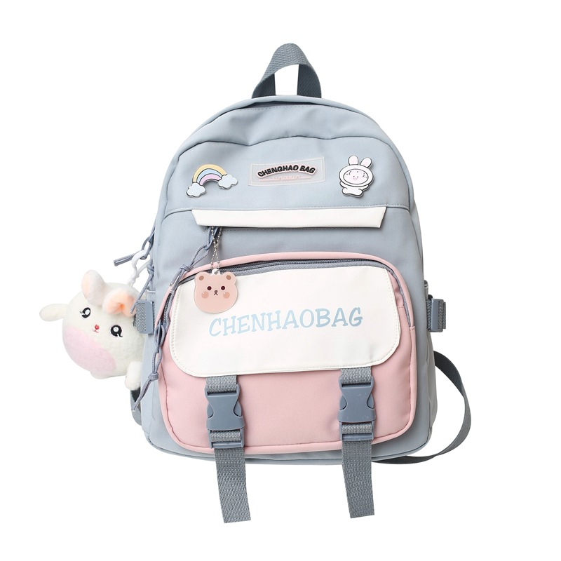 Cross-border backpack for girls, a lightweight small backpack for primary school students, a cute Korean-style children's fashionable and casual travel bag Item Picture