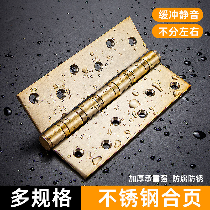 Factory direct sales of 10-inch thickened stainless steel hinges, 12-inch heavy-duty large hinges, villa door bearing swing hinges Application Scenario