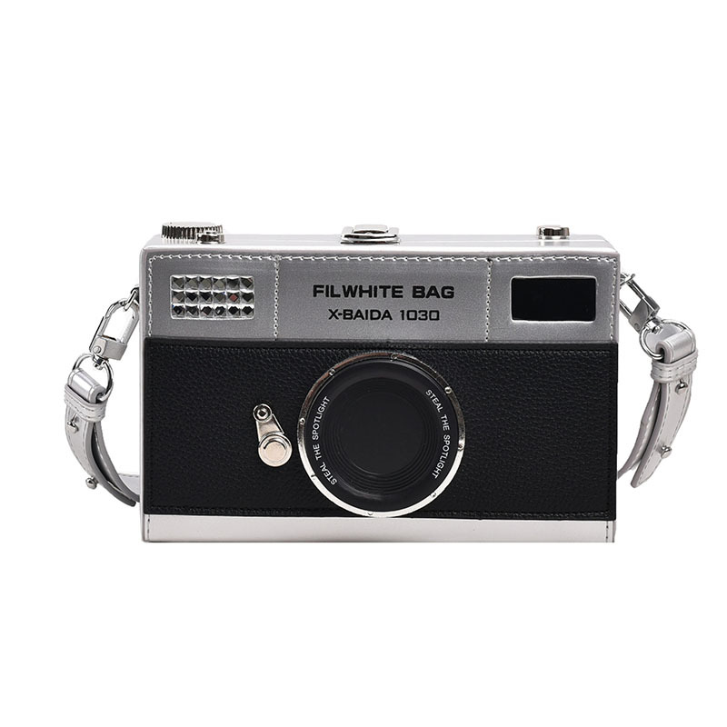 Personalized and creative mini camera bag, retro crossbody versatile bag, niche box bag, fresh chain small square bag Item Picture