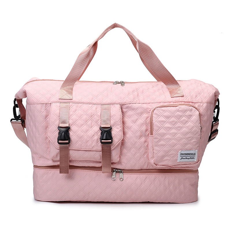 This multi-functional large-capacity luggage bag can be used to carry suitcases, short-distance hand-held crossbody travel bags, and dry and wet separation storage bags Item Picture