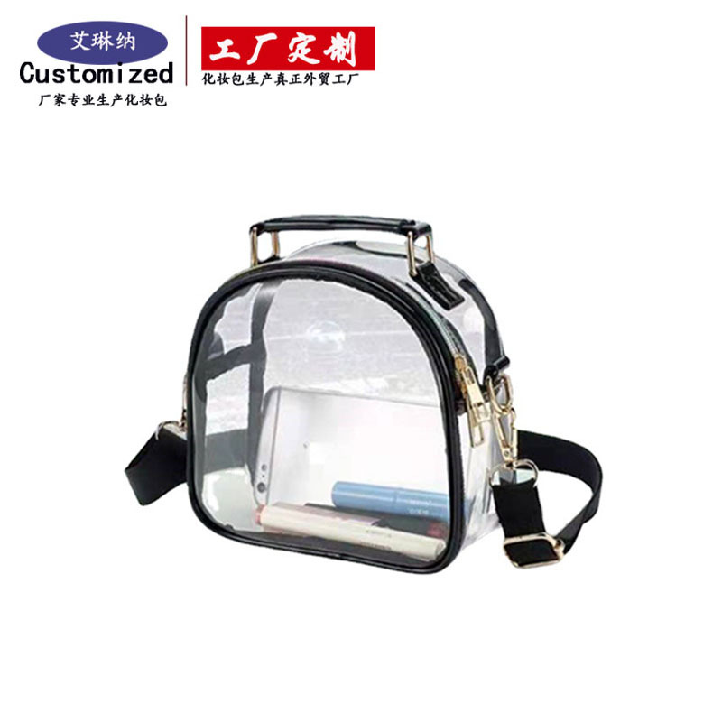 Amazon's new women's wallet stadium has been approved for transparent portable large-capacity handbag processing and customization full figure