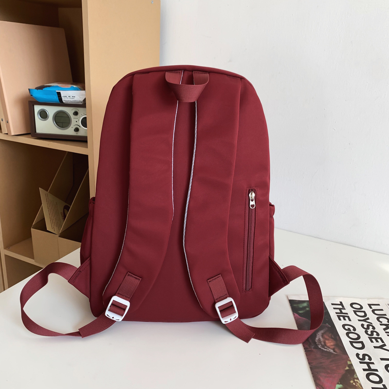 New schoolbag for girls, Korean style on Instagram, high appearance level, forest-style fresh and clean, for boys in grades three to five of primary and secondary school Specification drawing