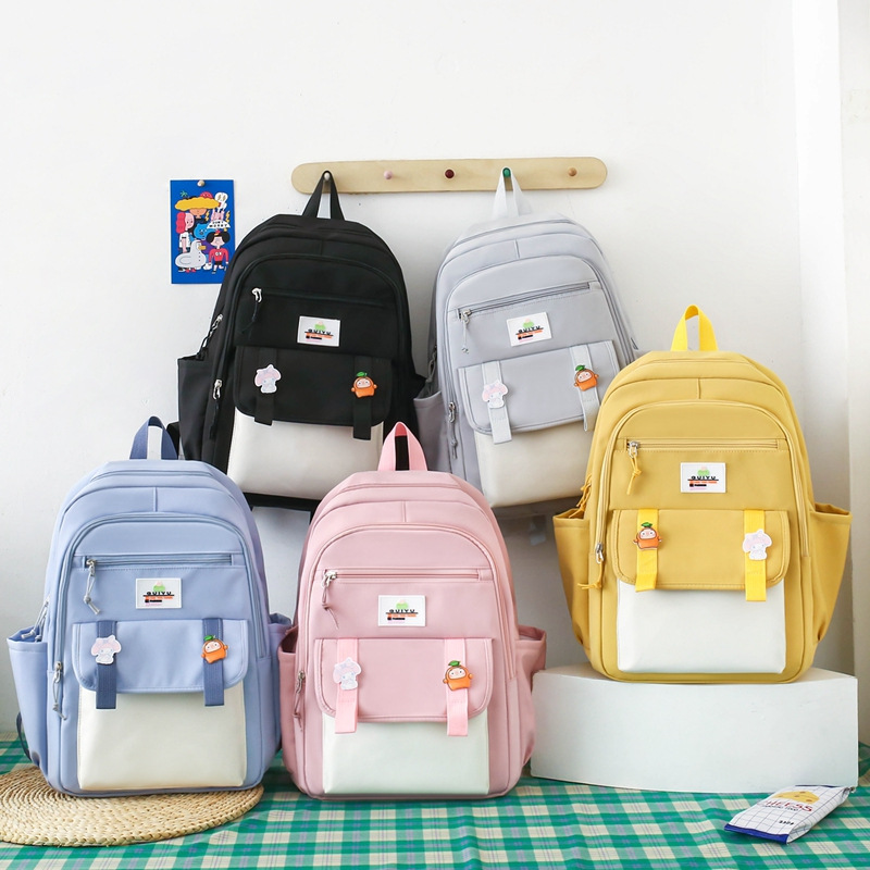 2025 New Style fashionable, simple and multi-functional student and children's schoolbag four-piece set, large-capacity cute backpack for girls Application Scenario
