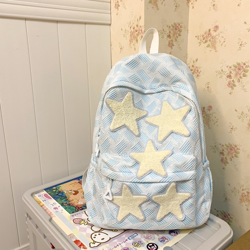 High-appearance-level backpack, Instagram niche star backpack, junior high school girls, senior high school and college students' backpacks, 2025 new style Application Scenario
