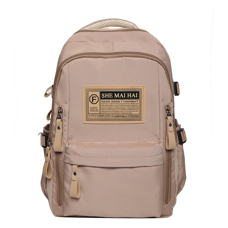 Spring outing backpack with high appearance level, new schoolbag, lightweight for high school and junior high school students, large-capacity travel and study bag for girls Item Picture