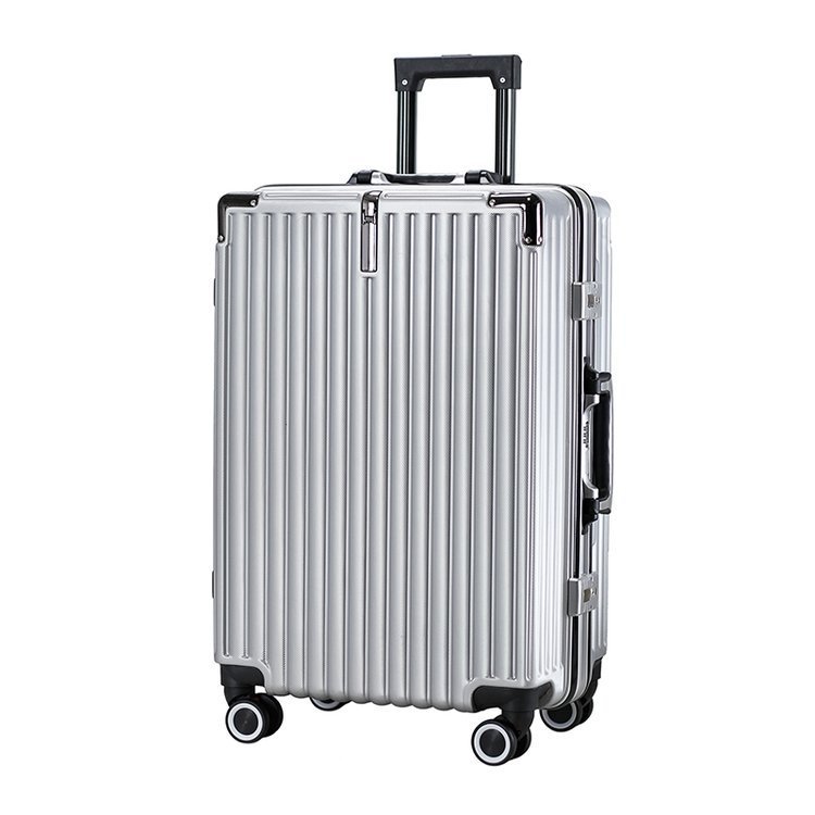This universal wheel suitcase features a high level of appearance, a 20-inch ABS aluminum frame with a handle, and is a student's leisure travel suitcase for both men and women Item Picture