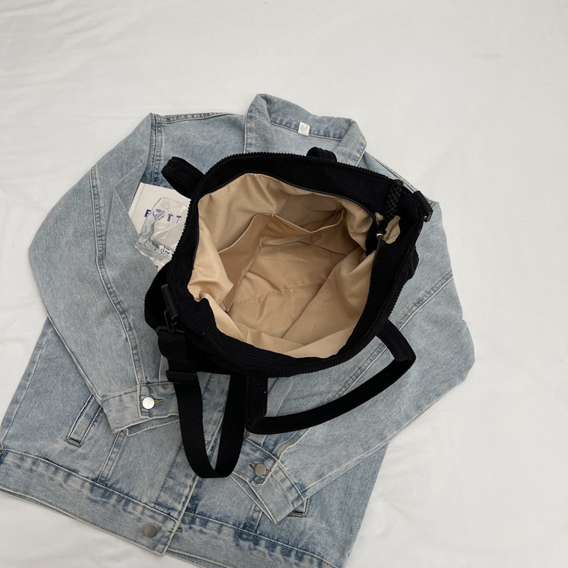 Japanese tote bag for women 2024 New style, fashionable, artistic, versatile, student class bag, simple commuting bag, casual backpack Application Scenario
