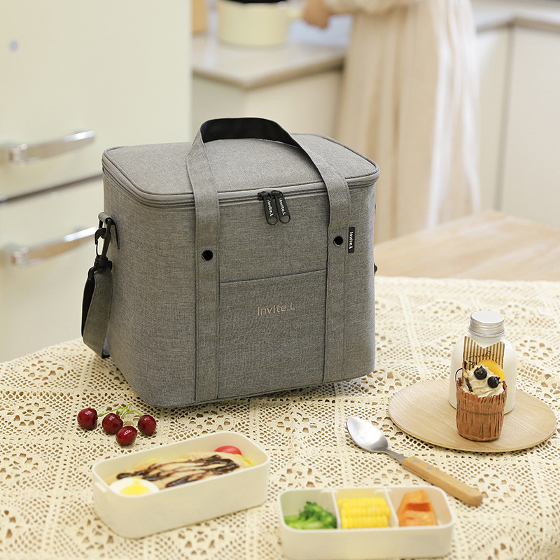 New meal bags, Oxford cloth insulated bags, meal bags, bento bags, outdoor picnic ice packs, large-capacity lunch packs, Amazon full figure