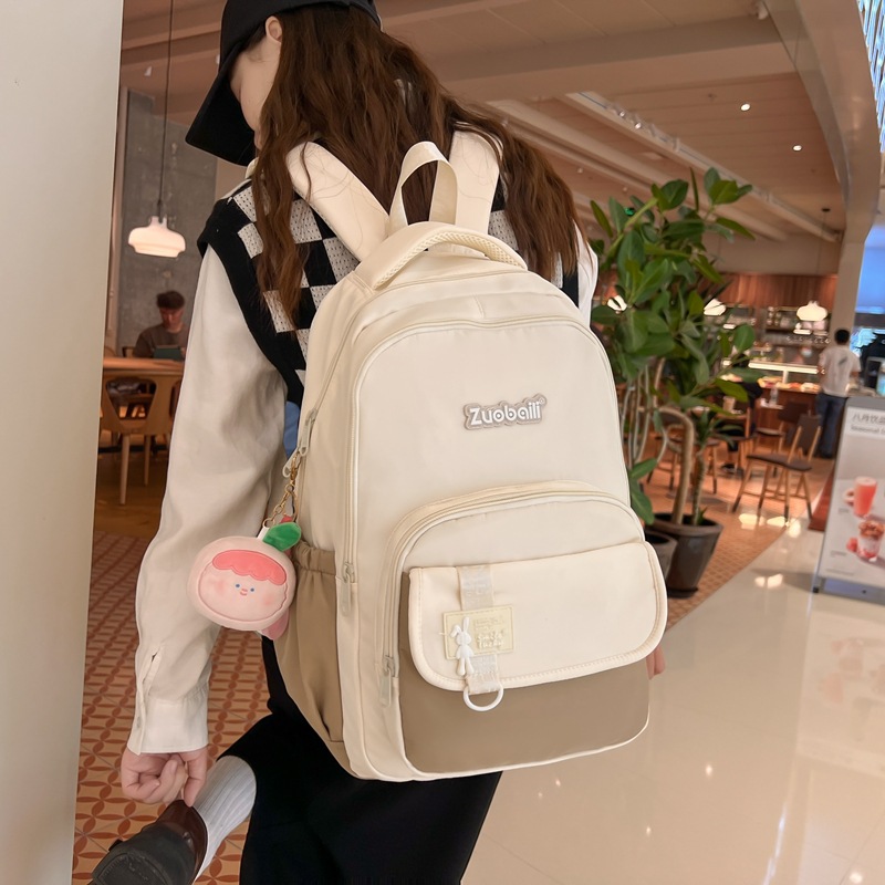 Ins-style multi-layer large-capacity schoolbag, Korean version backpack for middle and high school students, children's travel computer backpack Application Scenario