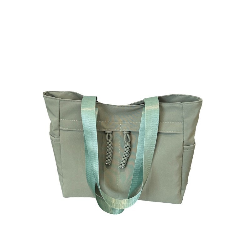 Baotote bag, bucket bag, women's bag, 2024 new large-capacity solid color single-shoulder bag, versatile hand-carry commuting shopping bag Item Picture