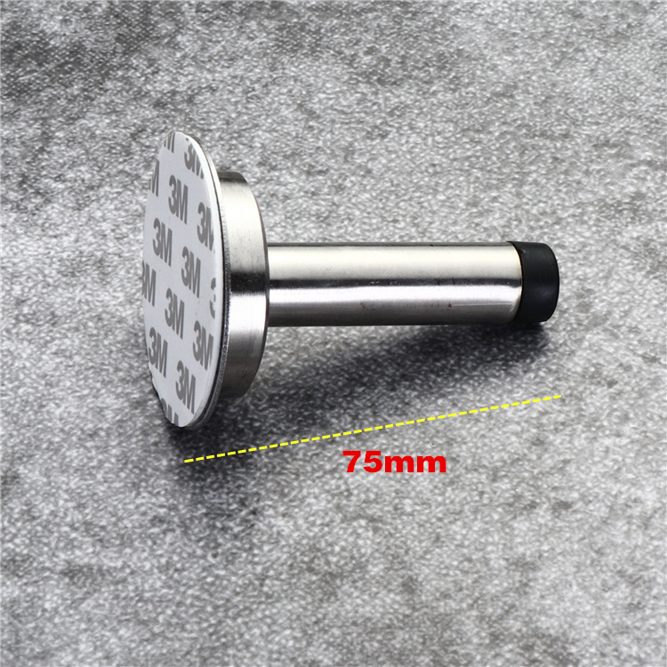 Stainless steel door top, door stop, bathroom door without perforation, anti-collision top, rubber door stop, glass anti-collision door Specification drawing