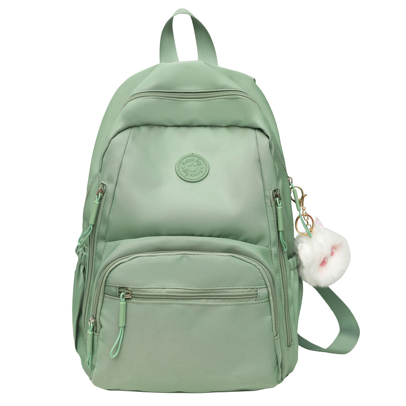 Simple and trendy ins brand versatile schoolbag, girls' design sense, niche high school student backpack, junior high school student Korean-style backpack Item Picture