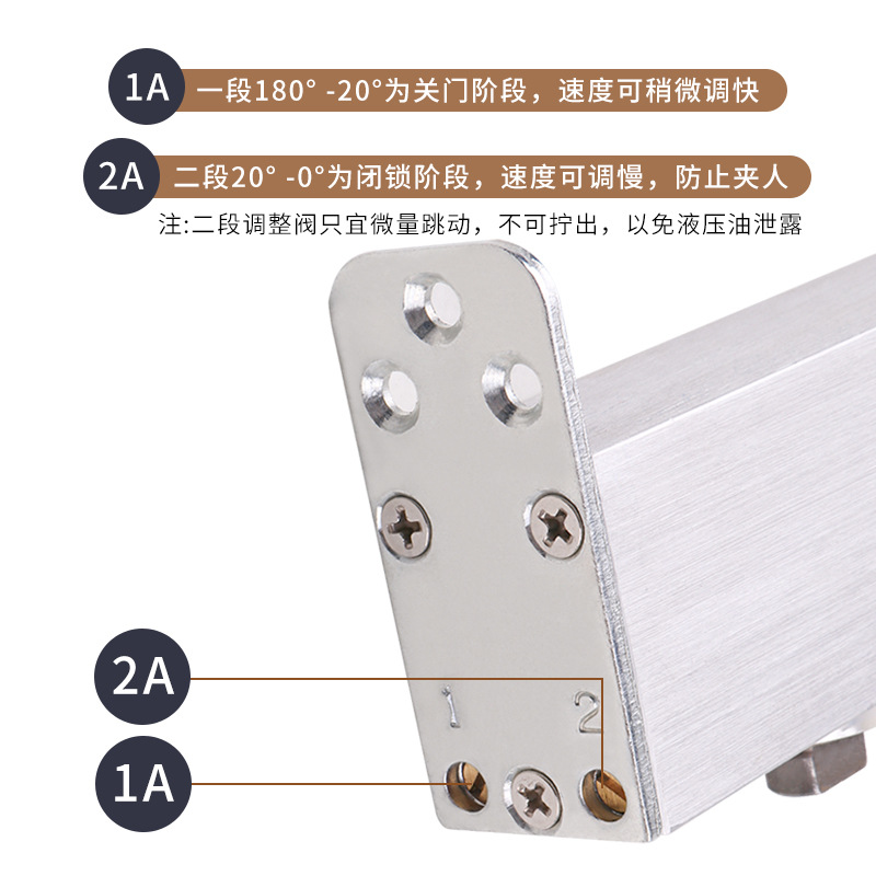 The pit-free floor spring wooden door, invisible door, 90-degree positioning of the top and bottom rotating shaft, hydraulic buffer, hidden automatic hinge Specification drawing