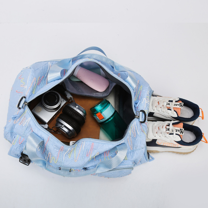 New large-capacity short-distance hand-held travel bag, women's luggage bag, business trip storage bag, portable sports and fitness bag details Picture