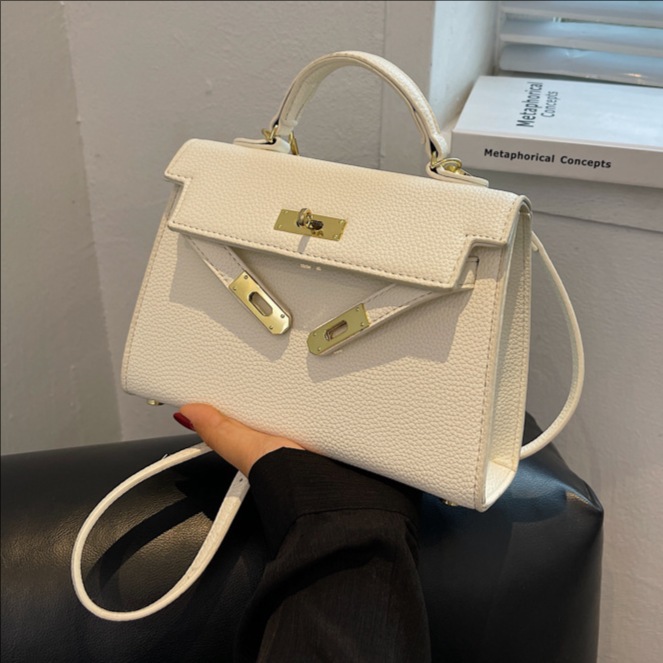 Factory-customized wholesale cross-border high-end Kelly handbag, a retro and versatile commuter single-shoulder crossbody bag for women full figure