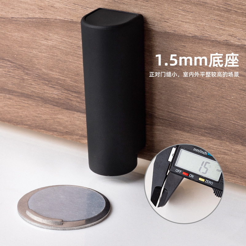 New ultra-narrow indoor bathroom door suction without drilling, silent suction, anti-collision and windproof toilet metal door Application Scenario
