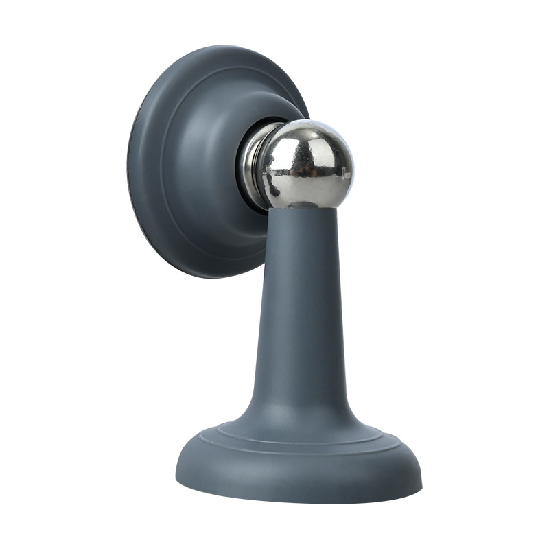 A new type of household door stopper without perforation, silicone anti-collision strong magnetic floor stopper, bathroom door stopper and door top silent Item Picture