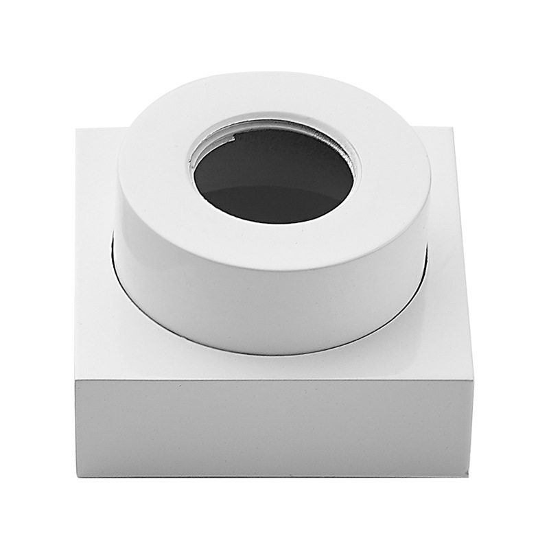 The white adjustable showerhead decorative cover is raised and enlarged, the mixing valve faucet cover is extended and thickened Item Picture