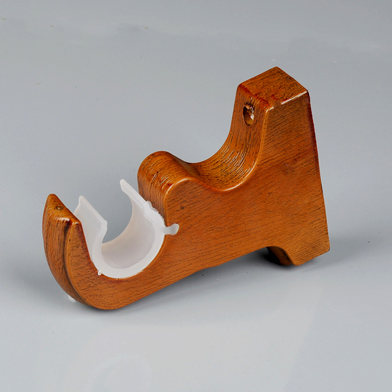 Roman pole bracket, curtain stand base, hook, double pole, single pole, wall code, fixing accessories Specification drawing