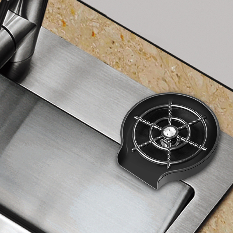 Wholesale of commercial high-pressure cup washers with built-in sinks and bar counters, dedicated automatic cup washing tools for coffee and milk tea shops details Picture
