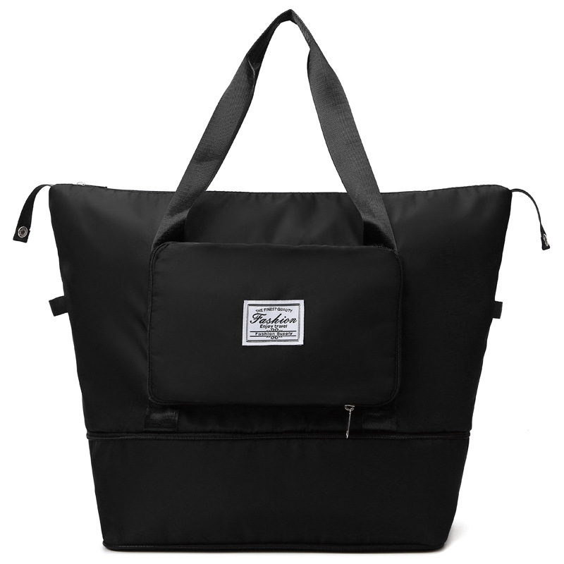Foldable hand-held travel bag for women, large-capacity dry and wet separation storage bag, lightweight fitness luggage bag for short business trips Item Picture