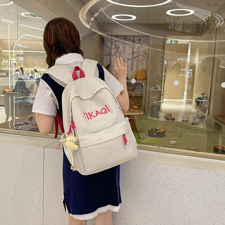A lightweight college birthday series versatile backpack, a new summer simple and casual travel high school student backpack with large capacity details Picture