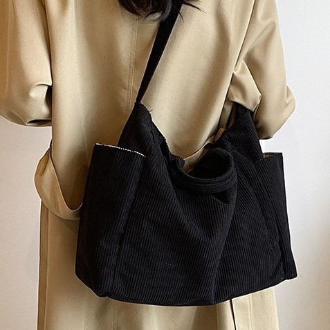 Cross-border wholesale student class large-capacity bags for women, 2024 new commuter single-shoulder bag, versatile hand-held tote bag details Picture