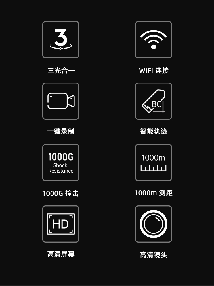 Shiyutong thermal imaging Infrared Night Vision Instrument FM06-50L three-in-one with distance measurement, day-night universal thermal imaging mirror pic 2