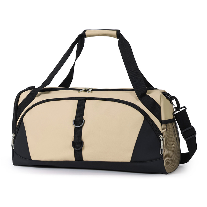 Large-capacity luggage bag, simple and casual storage bag for going out, dry and wet separation, hand-held business trip crossbody travel bag Item Picture