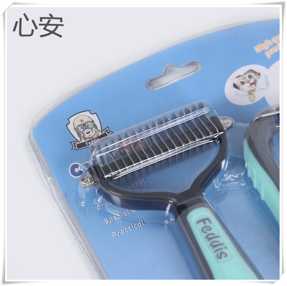 Pet grooming products set: cat nail clippers, dog cleaning, opening and closing combs, stainless steel nail clippers, nail files Application Scenario