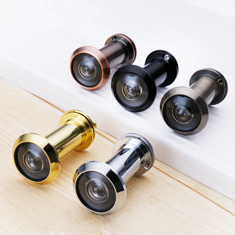 Anti-theft door, cat's eye door mirror, high-definition glass lens, 200-degree wide-angle anti-picking and anti-twisting, hotel door, guesthouse door, sheep's eye Application Scenario