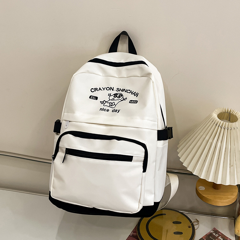 ins Japanese-style backpacks are durable, with large capacity for junior high school students, lightweight and load-reducing schoolbags for college students, and travel backpacks for high school students Specification drawing