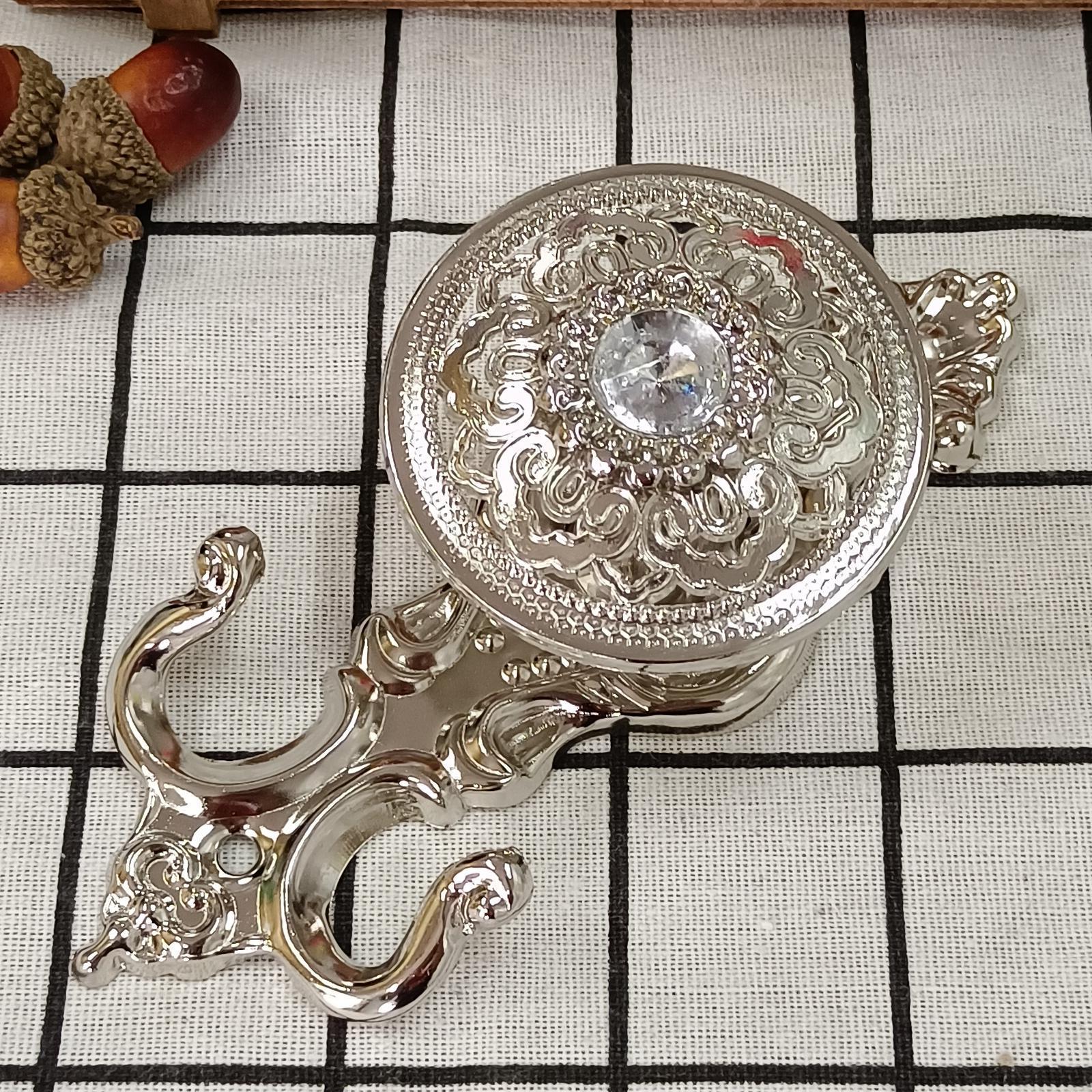 Cross-border curtain wall hooks, shower curtain hooks, door and window hooks, single diamond hooks, curtain hooks, curtain wall hooks factory direct sales details Picture