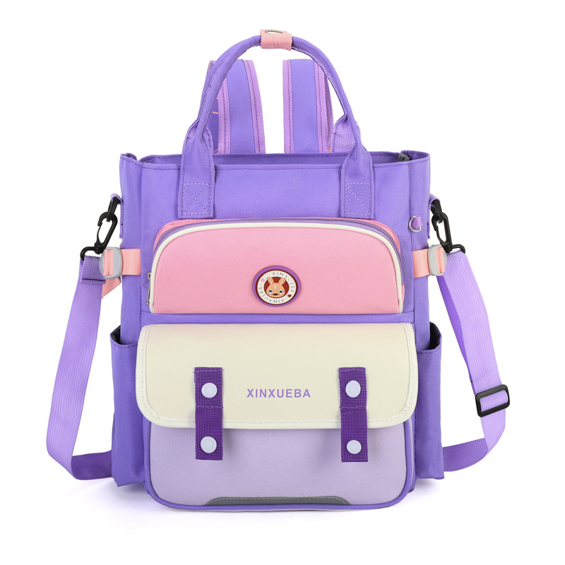 Cross-border primary school student tutorial bags, boys' tutorial bags, girls' lightweight tote bags, crossbody bags, simple backpacks Specification drawing