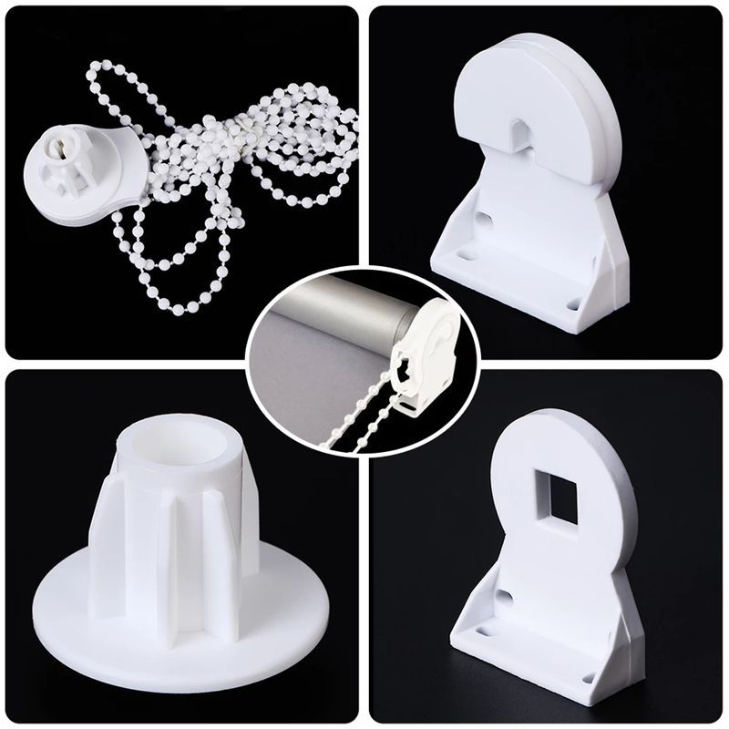 The manufacturer supplies 25MM roller blind head controller, pull bead curtain heads, and comes with 3-meter bead chain curtain accessories details Picture