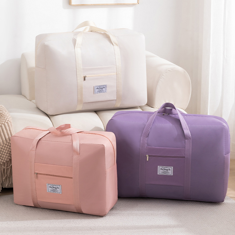 Folding cotton quilt storage bags, moving storage bags, short-distance luggage bags, handbags, large-capacity waterproof large travel bags Specification drawing