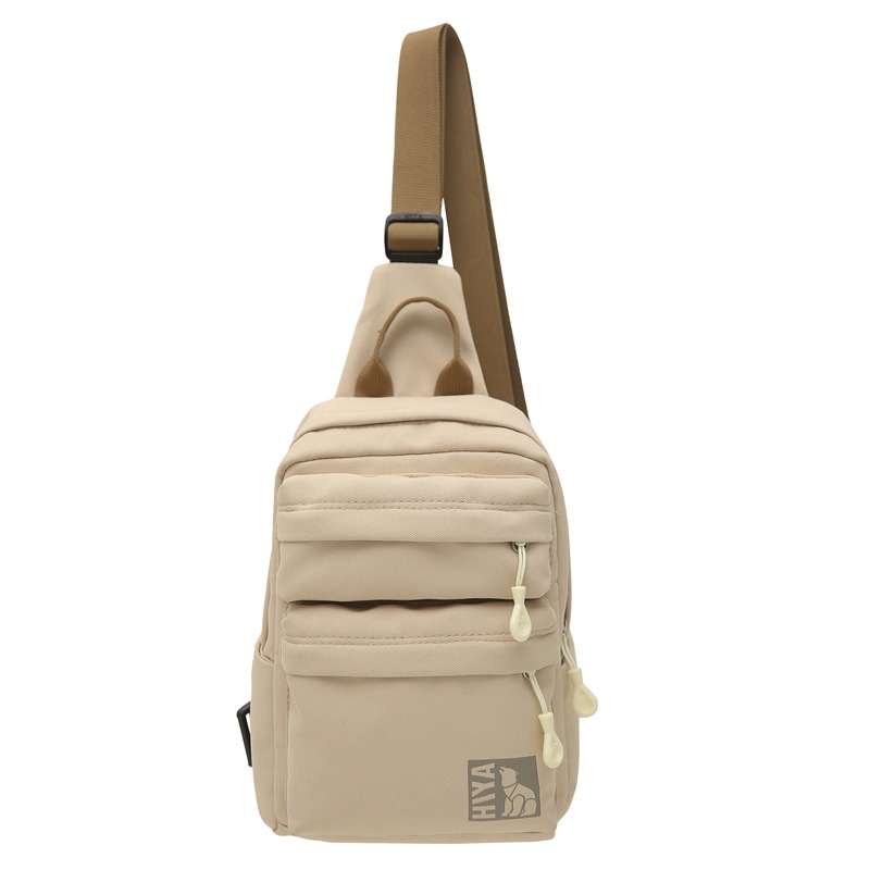 Women's crossbody bag, lightweight single-shoulder bag, new travel fashion and trendy sports bag for junior high school, senior high school and college students Item Picture