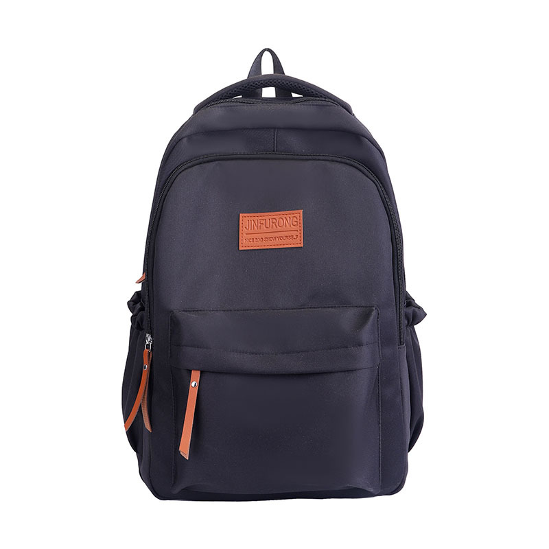 Japanese-style simple schoolbag for female college students, high appearance level computer backpack for junior and senior high school students, travel light backpack for male students Item Picture