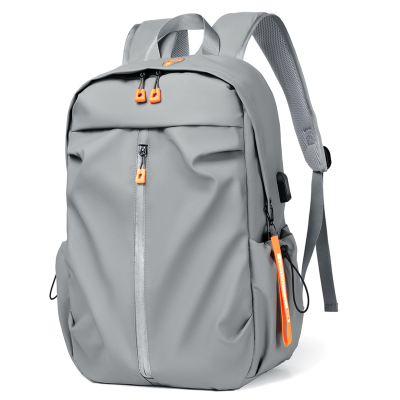 Simple, lightweight, casual travel backpack, junior high school and senior high school schoolbag, men's large-capacity, high-appearancelevel backpack, computer bag Item Picture