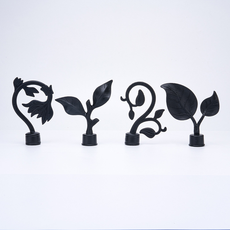 American-style curtain decorative heads, curtain accessories, Roman rod heads, rod sealing and sealing auxiliary materials, plastic imitation ironwork heads Application Scenario