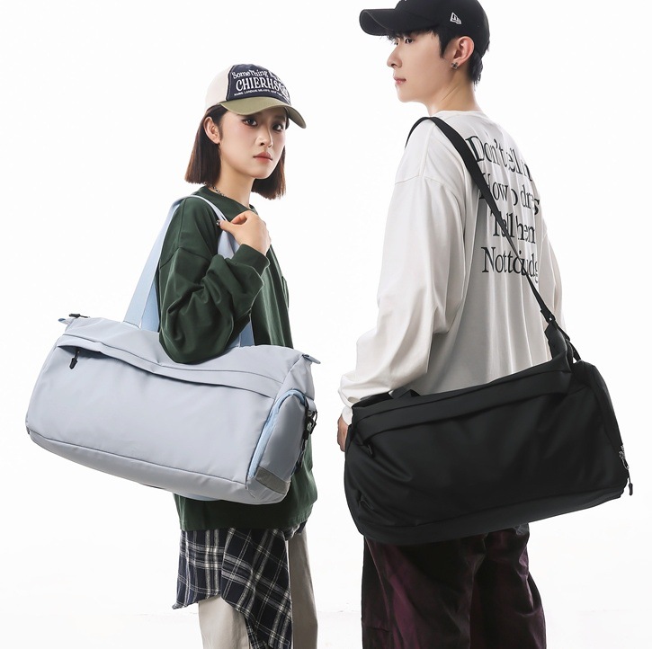 Trendy single-shoulder bags for couples, large-capacity dry and wet separation travel bags, sports and fitness, women's yoga crossbody bags full figure