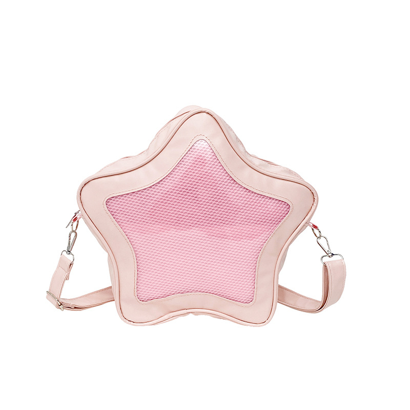 Niche bag 2025 New five-pointed star pain bag, sweet, cool and cute, Spicy girl backpack, student commuting single-shoulder schoolbag Item Picture