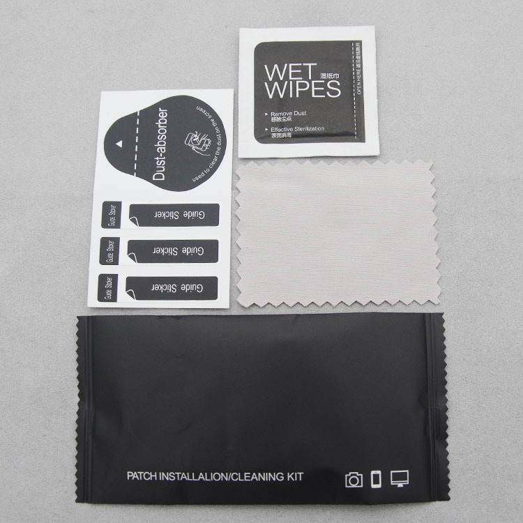 Mobile phone film application tool kit, tempered film application tool, alcohol bag, suede velvet film application auxiliary tool kit Item Picture