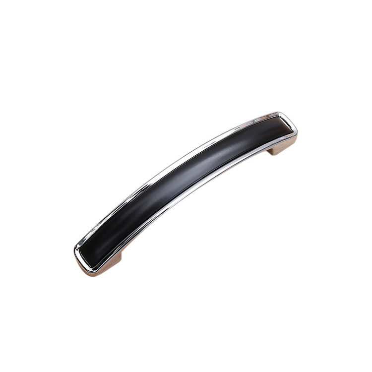 Wholesale of new modern and simple zinc alloy, chrome black, gold and white handles for cabinets, drawers, wardrobes, furniture hardware and door handles Item Picture