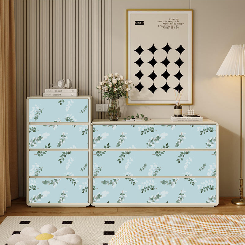 Bathroom waterproof wallpaper, self-adhesive, bathroom wall, cabinet, kitchen oil-proof, color-changing and refurbished paper, French retro wallpaper Specification drawing
