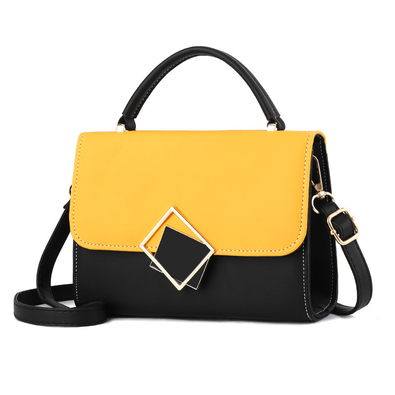 Factory direct sales, street stall supply, crossbody small bags, women's 2022 simple mobile phone bag, single-shoulder color-blocked small square bag Item Picture