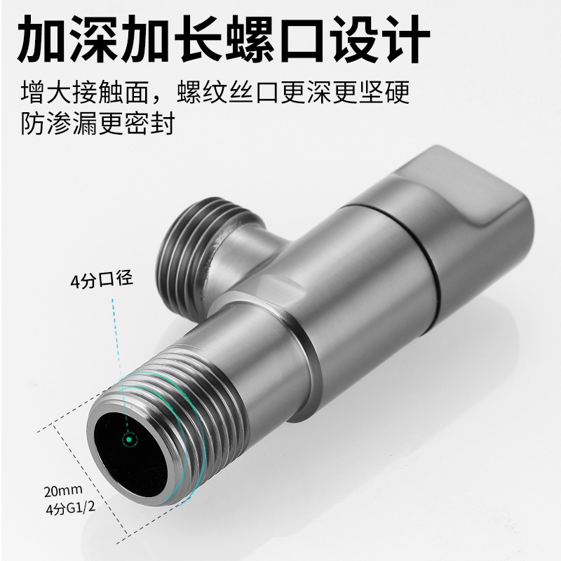 Liya all-copper thickened Angle valve, toilet, washing machine, water heater stop valve, bathroom household Angle valve wholesale Application Scenario