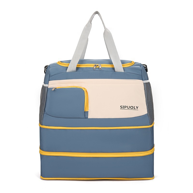 New large-capacity fitness bags, dry and wet separation training bags, luggage bags, waterproof travel bags for both men and women Item Picture